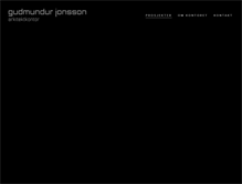 Tablet Screenshot of gudmundurjonsson.com